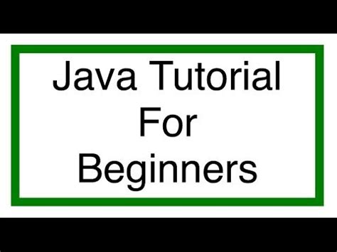 Image result for YouTube Java Beginner