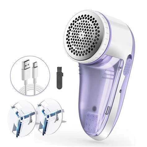 Portable Fabric Shaver and Electric Lint Remover, USB Rechargeable ...