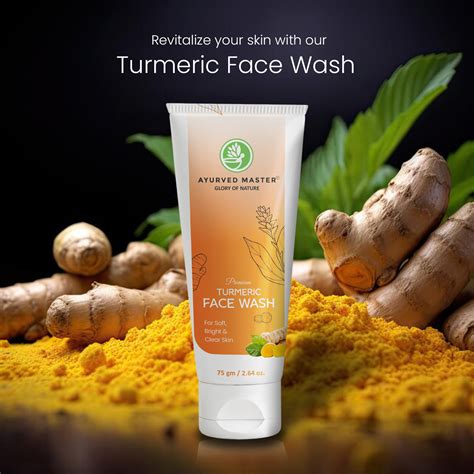 Turmeric Face wash For Your Golden Glow Skin - Ayurved Master