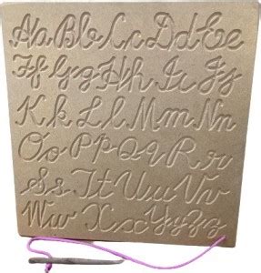 moreyaji Cursive Writing Practice Tracing Wooden Board for Kids ...