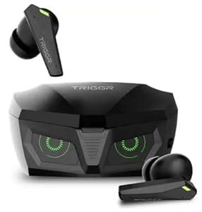Triggr Kraken X1 Gaming Wireless Earbuds, Bluetooth 5.0, Noise ...