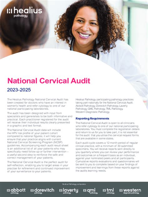 Fillable Online Cytologic screening for cancer of the uterine cervix ...