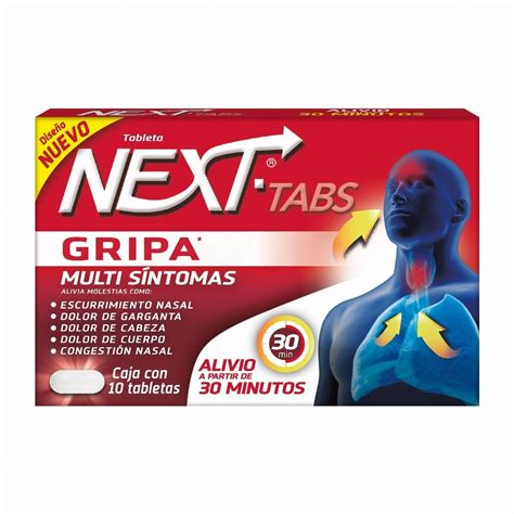 Next Antigripal 10 Tabletas | Farmacia Soriana