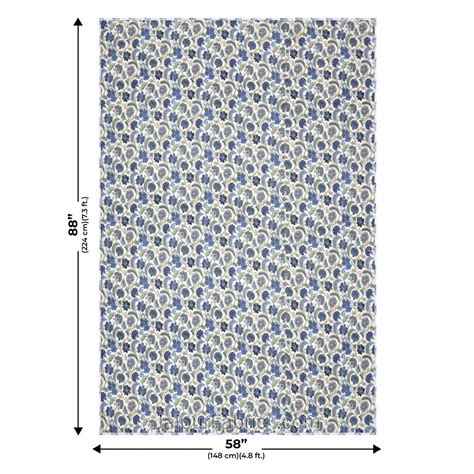 Blue Blossomy Pure Cotton Single Bed Dohar – JaipurFabric®