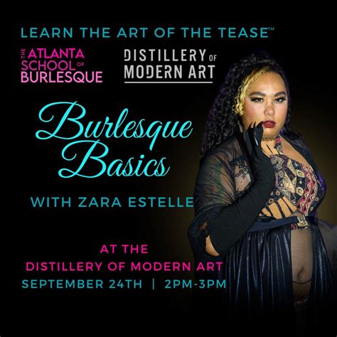 Distillery of Modern Art Hosts Burlesque Basics, Distillery of Modern ...