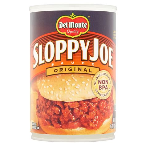 Del Monte Sloppy Joe Sauce Original 15 Oz (Pack of 6) - Walmart.com