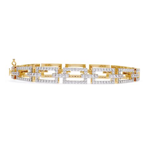 Diamond Link Bracelet ? 18K YG 2.31 ct Lab Grown Diamond Bracelet