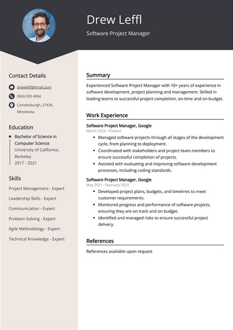Image result for Software Manager Resume Examples