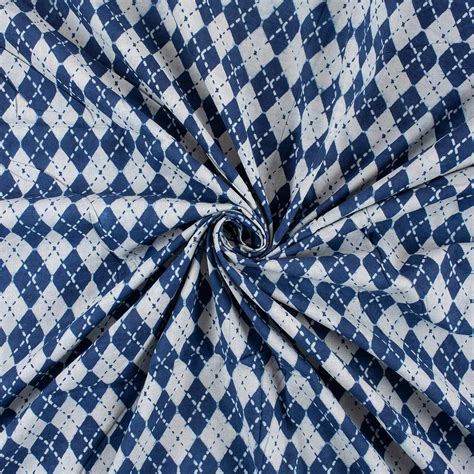 Super Comfort Indigo Cotton Fabric at Dmaasa