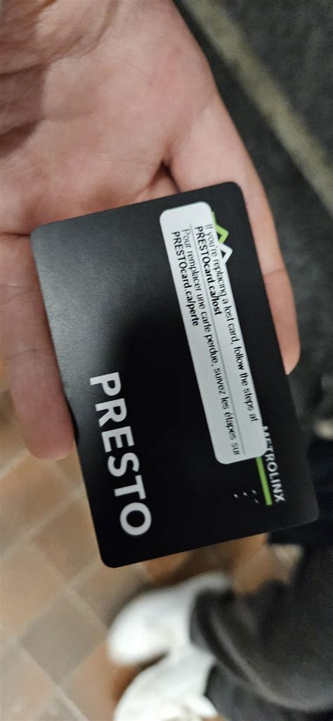 TTC Presto Card 的图像结果