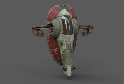 ArtStation - Slave I Firespray Boba Fett's ship