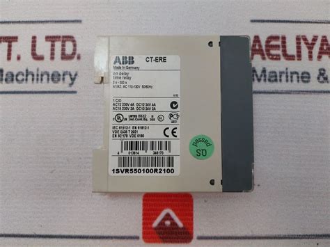 Abb Ct-ere Time Relay 3S-300S Ac 110-130V 50/60Hz B300 1Svr550100R2100 ...