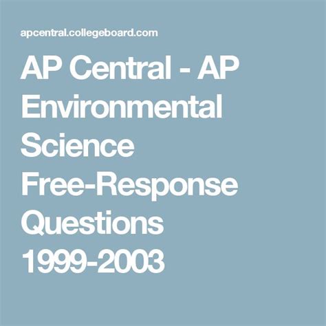 Image result for AP Environmental Science Exam