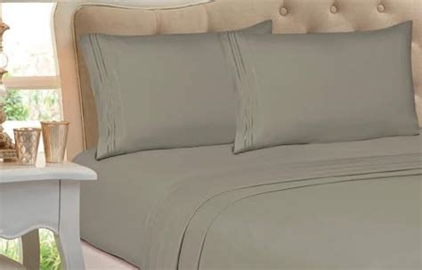 Cathay Home Experience Luxury Microfiber Sheet Set and 2 Pillows with ...