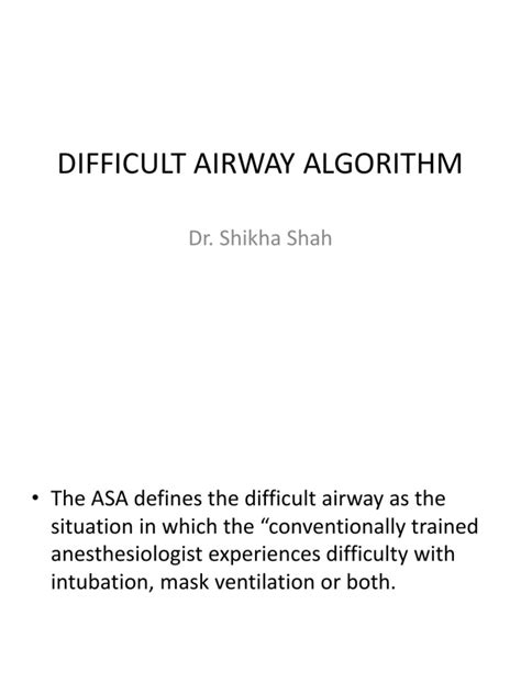 Image result for Difficult Airway Algorithm
