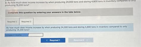 Image result for Income Statement Using Absorption Costing