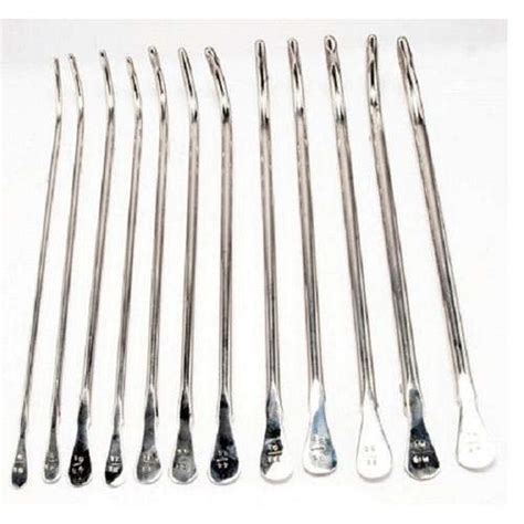 Alis Stainless Steel Urethral Clutton Dilator Set of 12 Pcs - COMBO SET ...