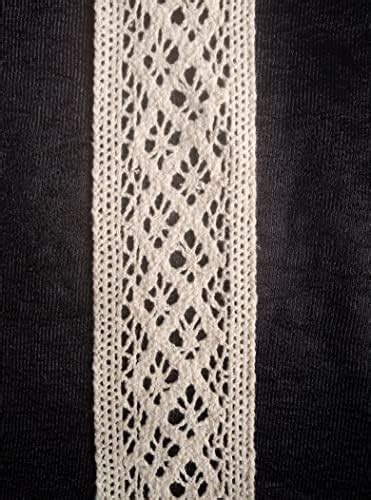 Bhavya Enterprises Off White Cotton Lace, Off White Lace Border for ...