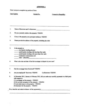 Fillable Online rid uscourts APPENDIX A Note: Lawyer to complete top ...