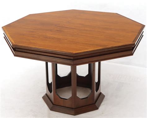 Mid-Century Modern Walnut Hexagon Dining Table at 1stDibs | hexagonal ...