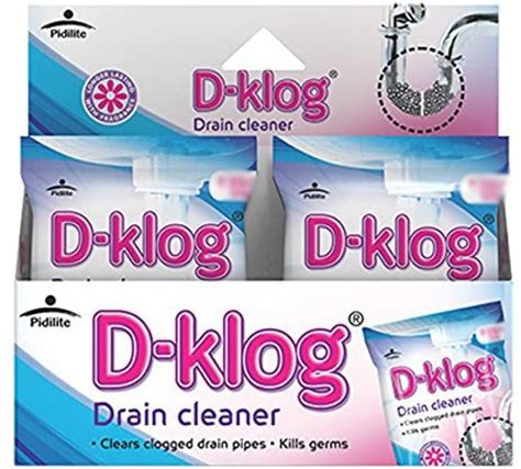 Pidilite D-Klog Drain Cleaner Powder, Removes Block In Drain, Washbasin ...