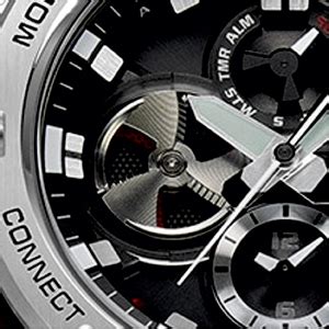 Casio G-Shock GST-B100-1ADR Metal Ip Black Analog Dial Black Resin ...