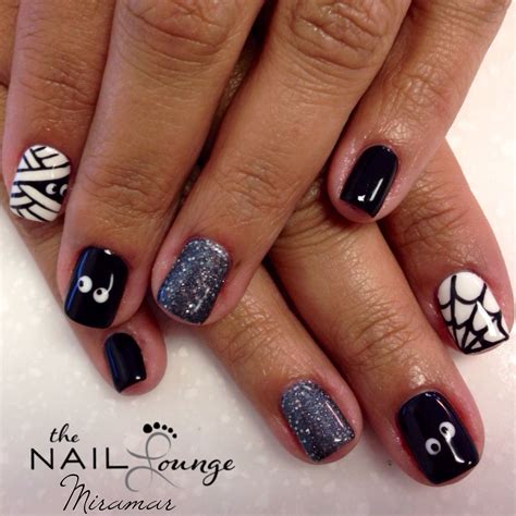 halloween gel nails
