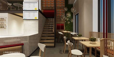 两层餐厅室内装修设计cad平面布置施工图纸_餐厅_土木在线