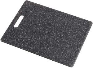 Kiwilon Granite Look Plastic Chopping Board for Kitchen (Black) Plastic ...