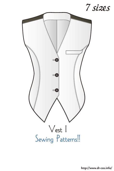Image result for Printable Vest Patterns