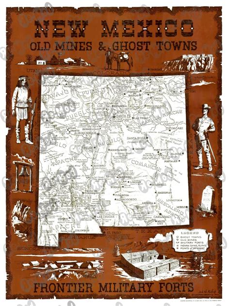 Old West Town Map
