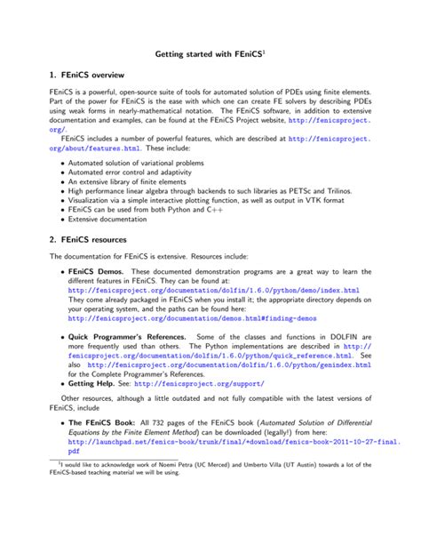 Image result for FEniCS Project Examples