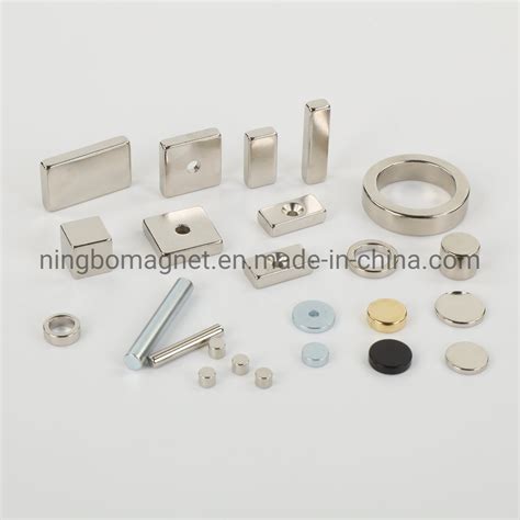 High Performance Rare Earth Permanent Magnet NdFeB for Industrial ...