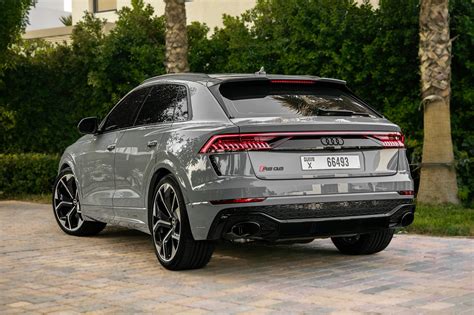 Rent Audi RSQ8 Grey in Dubai - SUV - Octane.Rent