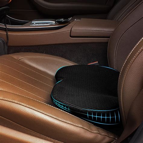 STHIRA Car Seat Cushions,Memory Foam Car Seat Back Support Cushion ...