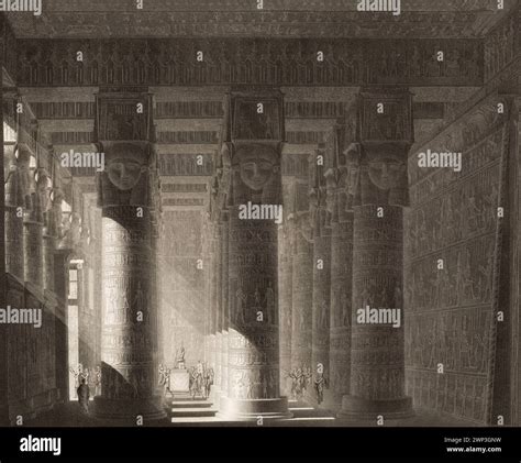 Ancient Dendera Temple complex, Dendera, Egypt Stock Photo - Alamy