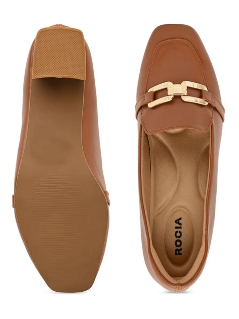 Shop Rocia By Regal Tan Women Buckled Work Pumps Online