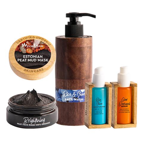 Glow-Overboard Serum, Body Mask, Rise&Shine Moisturizer & Rise&Shine F ...