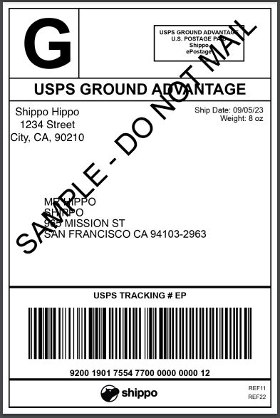 Image result for PDF USPS Label