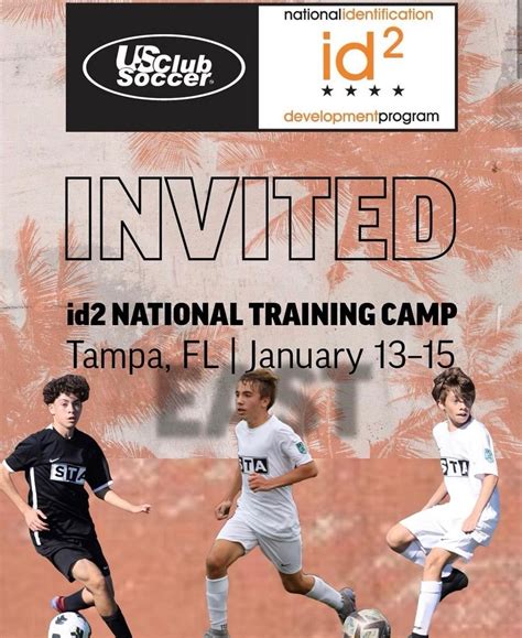 Three 09 ECNL Boys Selected to id2 National Training Camp - STA Soccer