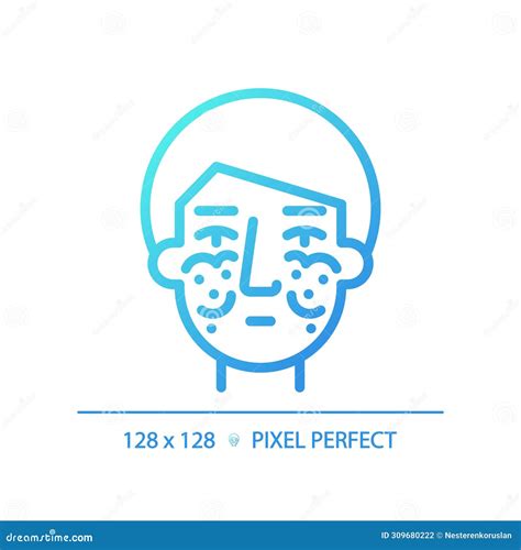 Lupus Rash Gradient Linear Vector Icon Stock Vector - Illustration of ...