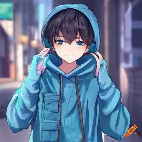 Hooded Anime Male