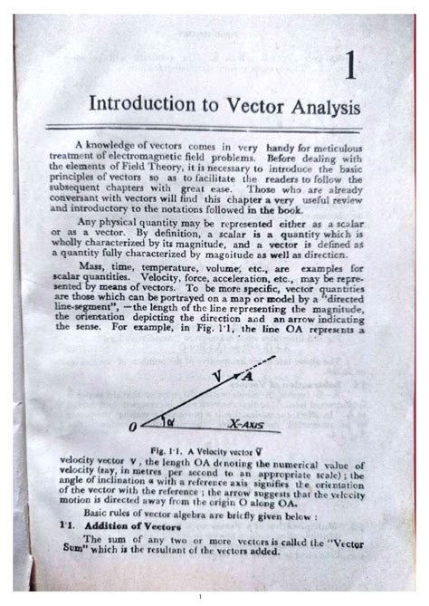 **Title: MATH 101: Introduction to Vector Analysis and Coordinate ...