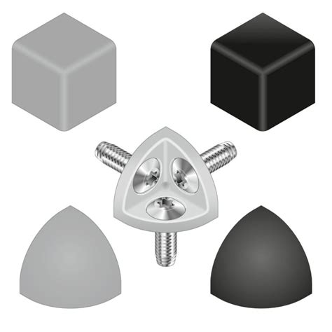 3842548718 Bosch Rexroth | Bosch Rexroth Grey Corner Bracket Cap, 40 x ...