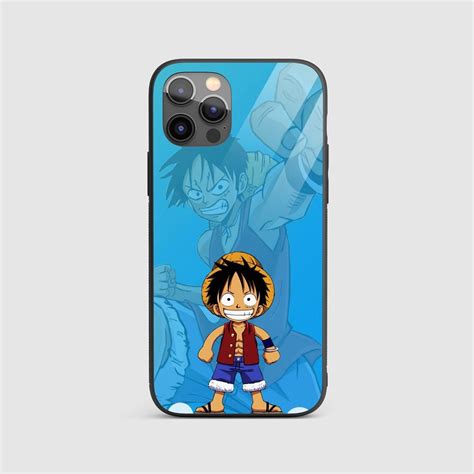Monkey D Luffy Young Silicone Armored Phone Case featuring Luffy as a ...