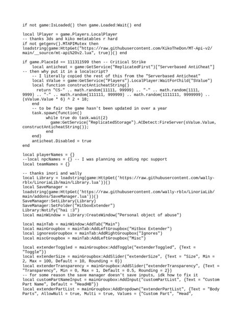 Hitbox Expander GUI Script 的图像结果