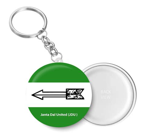 Janata Dal (United) I Nitish Kumar I JDU I Key Chain – Peacockride
