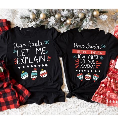Funny Couples Christmas Shirts, Couple Christmas Shirts, Couple ...