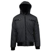 Buy Men's Heavyweight Parka Jacket With Detachable Hood Online at ...