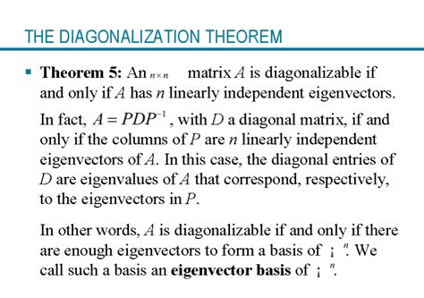 Image result for Diagonalization Theorem